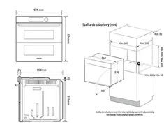 Įmontuojama orkaitė Samsung NV7B41205AK