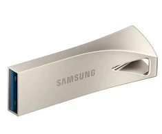 USB laikmena Samsung BAR Plus, 256 GB, Sidabrinės spalvos