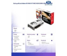 Vaizdo plokštė SAPPHIRE RX 9060 XT GAMING OC 16GB