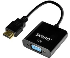 Savio Adapteris HDMI-VGA AK-75