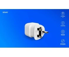 Savio Adapteris kelioninis, gniazdo EU - wtyk UK AP-04