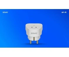 SAVIO AP-01 kelioninis adapteris, JAV lizdas – ES kištukas