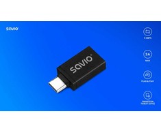 Savio Adapteris USB-A 3.1 (F)-USB-C 3.1 (M) AK-80