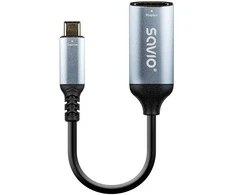 Savio Adapteris USB-C (M) - HDMI (F), 4K, 60Hz, aliuminio, AK-78