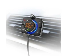 Belaidis Garso Siųstuvas - Savio TR-14 FM Bluetooth 5.0 USB PD 3.0 QuickCharge Juodas