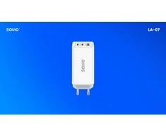 Sieninis Įkroviklis - Savio La-07 65W, USB, QC4.0+, PD 3.0, Baltas