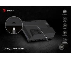 SAVIO BLACKOUT X2 mechaninė klaviatūra OUTEMU ruda, su karšto keitimo funkcija