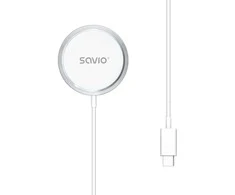 Savio Magnetinis belaidis įkroviklis 15 W, 1 m, LA-11