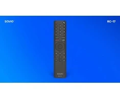 Savio SAVPILOTRC17 XIAOMI, Televizorius, IR/Bluetooth, Mygtukai, Juoda