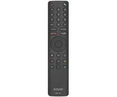 Savio SAVPILOTRC17 XIAOMI, Televizorius, IR/Bluetooth, Mygtukai, Juoda