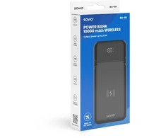 Savio BA-09 power bank Lithium Polymer (LiPo) 37 mAh Wireless charging Juodas