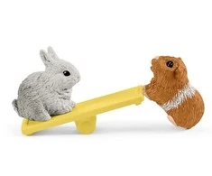 SCHLEICH „Naminiai gyvūnai“ Rinkinys - Triušių ir jūrų kiaulyčių gardas