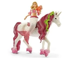 SCHLEICH BAYALA Undinė Feya Ant Jūros Vienaragio