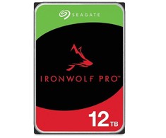 SEAGATE Ironwolf PRO Enterprise NAS HDD 12TB 7200rpm 6Gb/s SATA 256MB talpykla 8,9 cm 3,5 colio 24x7 NAS ir amp; RAID Rackmount Systeme BLK