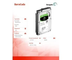 Kietasis diskas Seagate Barracuda ST6000DM003 5400 RPM, 6000 GB