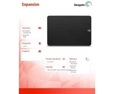 Kietasis diskas Seagate išplėtimo darbalaukis 24TB