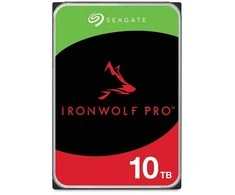 „SEAGATE Ironwolf PRO Enterprise NAS HDD 10TB 7200rpm 6Gb/s SATA 256MB cache 8.9cm 3.5inch 24x7“ skirtas NAS ir RAID Rackmount sistemoms, juodos spalvos
