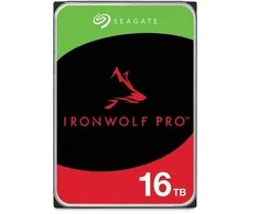 SEAGATE Ironwolf PRO Enterprise NAS HDD 16TB 7200rpm 6Gb/s SATA 256MB talpykla 8,9 cm 3,5 colio 24x7 NAS ir amp; RAID Rackmount sistemos BLK