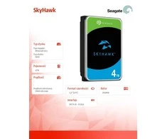 Seagate SkyHawk 4 TB 3.5'' SATA III (6 Gb/s) (ST4000VX016)