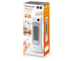 Sencor Keraminis šildytuvas SFH 8019WH Galia 1200W / 2000W, nuotolinio valdymo pultas
