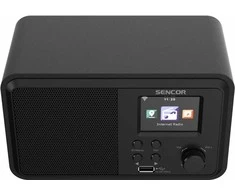 Sencor Interneto radijas 4W galia, WiFi, FM, DAB+, USB, LCD ekranas