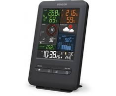 Sencor meteorologinė stotis SWS 9300 PRO 5,4 colio ekranas, 5in1 jutiklis
