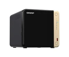 Serveris QNAP | 4 skyrių stalinis NAS | TS-464-8G | Intel Celeron | N5095 4 branduolių | Procesoriaus dažnis 2,9 GHz | 8 GB