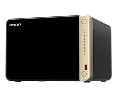 Serveris QNAP | 6 skyrių stalinis NAS | TS-664-8G | Intel Celeron | N5095 4 branduolių | Procesoriaus dažnis 2,9 GHz | 8 GB | DDR4