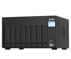 Qnap Systems QNAP TS-832PX-4G 8 skyrių NAS serveris AL324 1.7GHz keturių branduolių 4GB DDR4 SODIMM maks. 16GB 2x10GbE SFP+ LAN + 2x2.5GbE