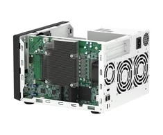 Serveris QNAP TVS-h674 NAS bokštas Intel® Core™ i3 i3-12100 16GB DDR4 QuTS Hero Juodas