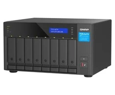 Serveris QNAP TVS-h874 NAS bokštas Intel® Core™ i5 i5-12400 32 GB DDR4 QuTS hero juodas