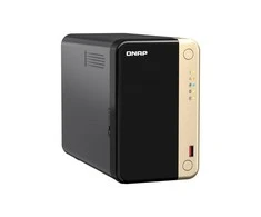 Serveris QNAP | 2 skyrių stalinis NAS | TS-264-8G | Intel Celeron | N5095 4 branduolių | Procesoriaus dažnis 2,9 GHz | 8 GB DDR4