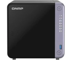 Serveris QNAP Ekonomiškas 4 skyrių 10 GbE NAS | TS-432X-4G | Alpinis | AL524 | Procesoriaus dažnis 2 GHz | 4 GB | DDR4 SODIMM | 90W adapteris (12VDC), 100-240VAC