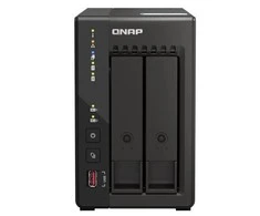 Serveris QNAP | 2 skyrių darbalaukio NAS | TS-253E-8G | Intel Celeron | J6412 4 branduolių | Procesoriaus dažnis 2,6 GHz | 8 GB