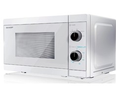 Sharp Aštrus | Mikrobangų krosnelė su grotelėmis | YC-MG01E-C | Laisvai stovintis | 800 W | Grilis | Baltas