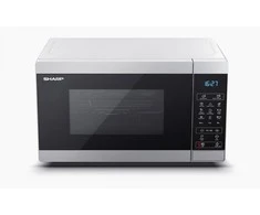 Sharp YC-MG02E-W mikrobangų krosnelė Stalviršis 20 L 800 W Mėlyna, Baltas