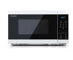Sharp Aštrus | Mikrobangų krosnelė | YC-MS02E-W | Laisvai stovintis | 20 L | 800 W | Baltas
