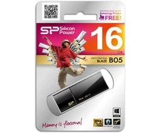 Silicon Power | Blaze B05 | 16 GB | USB 3.0 | Juodas