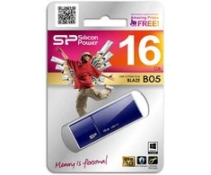 Silicon Power Silicio galia | Blaze B05 | 16 GB | USB 3.0 | Mėlyna