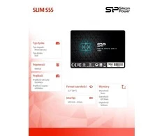 Silicon Power Slim S55 960 GB, SSD formos koeficientas 2,5", SSD sąsaja Serial ATA III