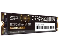 SILICON POWER COMPUTER &amp; COMMUNICAT SILICON POWER SSD US75 4TB M.2 PCIe NVMe Gen4x4 NVMe 1.4 7000/6500MB/s