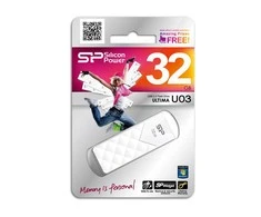 Silicon Power Silicio galia | Ultima U03 | 32 GB | USB 2.0 | Baltas