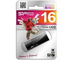 Silicon Power | Ultima U05 | 16 GB | USB 2.0 | Juodas