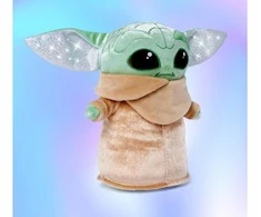 Mattel SIMBA DISNEY Blizgus talismanas Grogu The Mandalorian Star Wars 25cm pliušas