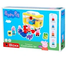 Big Bloxx „Big Kamper“ blokai „Swinka Peppa Bloxx 54 El + 4“ figūrėlės