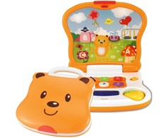 Anek Smily Play Interaktyvus edukacinis meškiuko formos žaislinis kompiuteris Smily Play