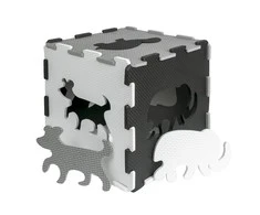 Smily Play Contrast Foam Mat Animals 9vnt. dėlionė 84354