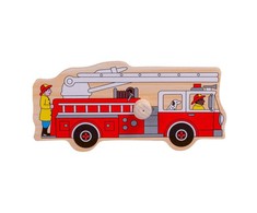 SMILY PLAY SPW83612 Medinės dėlionės transporto priemonės