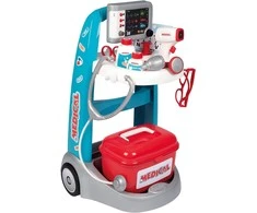 SMOBY Medinis Vežimėlis Medyczny 16 priedų su elektroniniu EKG