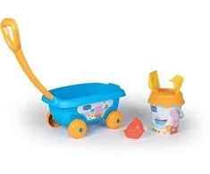 SMOBY vežimėlis su kibirėliu ir smėlio žaislais Peppa Pig
